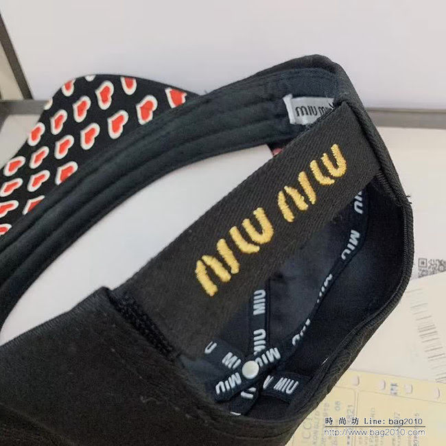 miu miu 爆新款 時尚百搭棒球帽 四季可戴 LLWJ7007